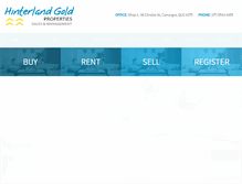 Tablet Screenshot of hinterlandgold.com.au